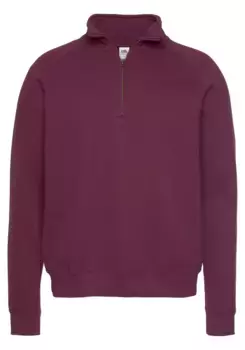 Толстовка на молнии Fruit of the Loom, цвет Burgund