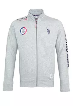 Толстовка на молнии Full Zip U.S. Polo Assn., цвет hellgrau