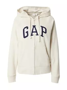 Толстовка на молнии GAP, бежевый