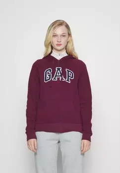 Толстовка на молнии GAP НАСЛЕДИЕ, рубиновое вино
