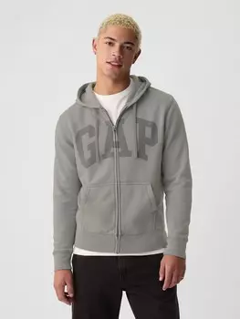 Толстовка на молнии Gap, серый