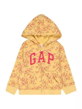 Толстовка на молнии Gap, желтый