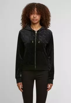 Толстовка на молнии GIGI DEBOSSED ZIP Juicy Couture, черный