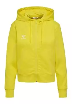 Толстовка на молнии GO Hummel, желтый неон