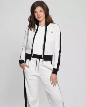 Толстовка на молнии Guess, белый