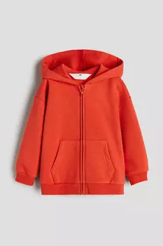 Толстовка на молнии H&M, красный
