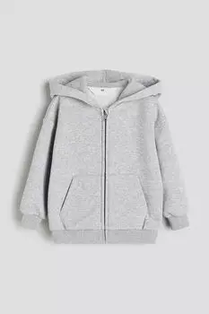 Толстовка на молнии H&M, серый