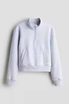 Толстовка на молнии H&M, серый