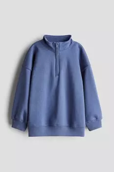 Толстовка на молнии H&M, синий