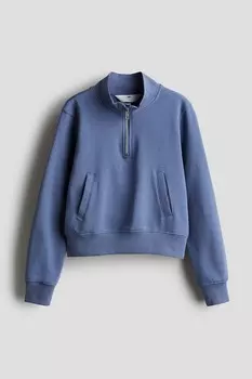 Толстовка на молнии H&M, синий