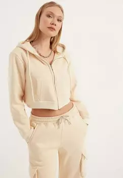 Толстовка на молнии Herita, бежевый