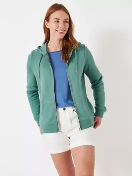 Толстовка на молнии Heritage Crew Clothing, бирюзовый синий