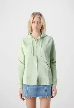 Толстовка на молнии Heritage GAP, зеленый маття