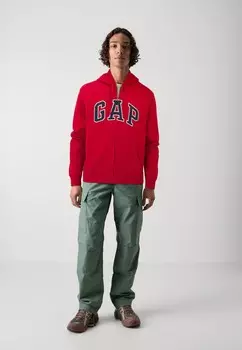 Толстовка на молнии HERITAGE LOGO GAP, синий