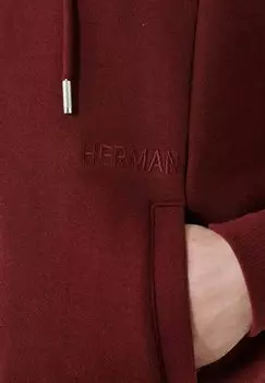 Толстовка на молнии HERMAN&CO, красный
