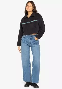 Толстовка на молнии HOLIDAY CROPPED Billabong, черный