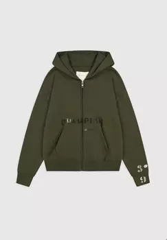 Толстовка на молнии HOODED FULL SURPLUS UTILITY Champion Rochester, зеленый