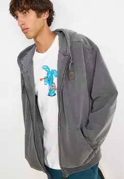 Толстовка на молнии HOODED VISTA Carhartt WIP, темно-серый