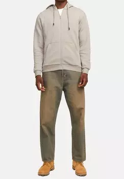 Толстовка на молнии HOODIE 2ER PACK BRADLEY Jack & Jones, бежевый