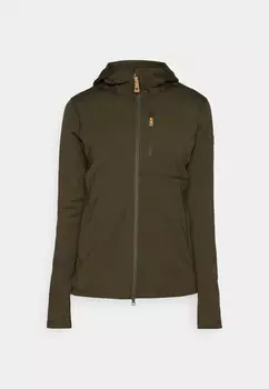 Толстовка на молнии HOODIE Fjllrven, темно-зеленый