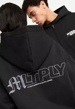 Толстовка на молнии HOODIE IMPACT Multiply Apparel, антрацит