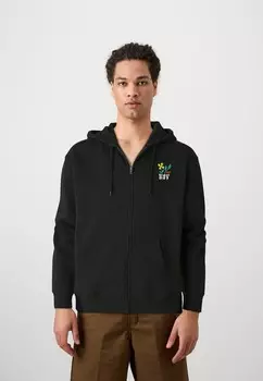 Толстовка на молнии HOODIE UNISEX HUF, черный