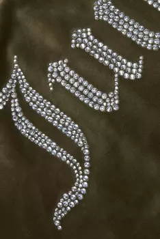 Толстовка на молнии HOODIE UNISEX Juicy Couture, оливковый