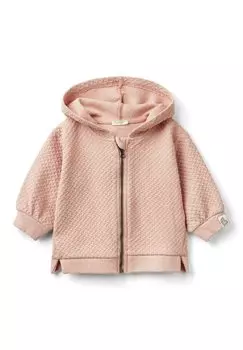Толстовка на молнии HOODIE United Colors of Benetton, розовый