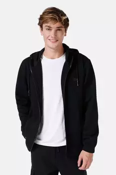 Толстовка на молнии и рельефе Colin'S, черный