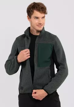 Толстовка на молнии ICEPEAK ARDES Icepeak, темно-зеленый