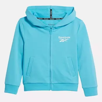 Толстовка на молнии ID Reebok, голубой