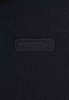 Толстовка на молнии IN CON CAPPUCCIO E WAFFLE Freddy, цвет Nero