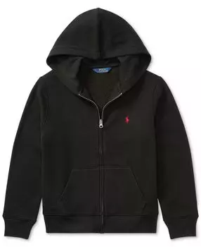 Толстовка на молнии из хлопкового флиса для больших мальчиков Polo Ralph Lauren