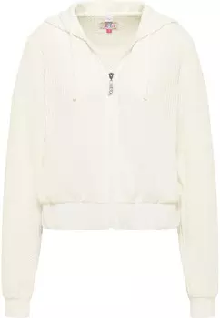 Толстовка на молнии Izia, шерсть белая