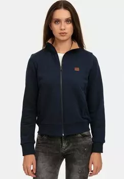 Толстовка на молнии Jacey Quinn, темно-синяя