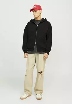 Толстовка на молнии Jack & Jones, черный