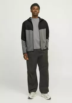 Толстовка на молнии Jack & Jones, серый