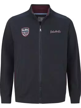 Толстовка на молнии Jan Vanderstorm Oeystein, темно-синий