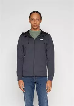 Толстовка на молнии Jcoair Zip Hood Jack & Jones, цвет dark navy detail:melange