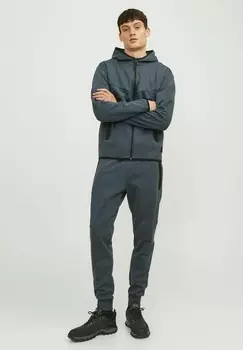 Толстовка на молнии JCOFUSION HOOD NOOS Jack & Jones, синий