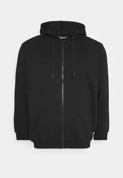 Толстовка на молнии Jjebradley zip hood Jack & Jones, черный