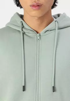 Толстовка на молнии JJEBRADLEY ZIP HOOD Jack & Jones, светло-зеленый