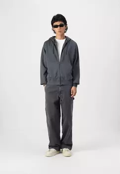 Толстовка на молнии JJECHARGE FADED ZIP HOOD Jack & Jones, серый