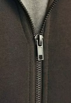 Толстовка на молнии JJESTAR BASIC HOOD NOOS Jack & Jones, коричневый