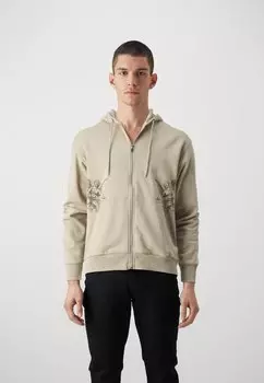 Толстовка на молнии JORCHERUB ZIP HOOD UNISEX Jack & Jones, бежевый
