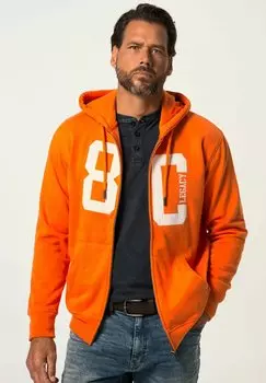 Толстовка на молнии JP1880, оранжевый