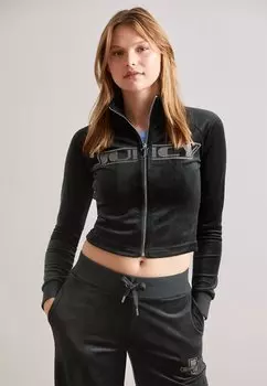 Толстовка на молнии Juicy Couture, черный