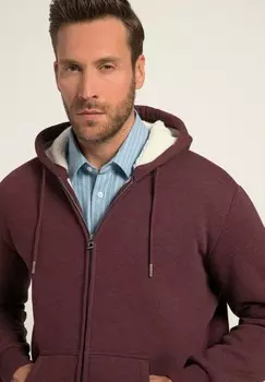 Толстовка на молнии KAPUZE JP1880, Бордо
