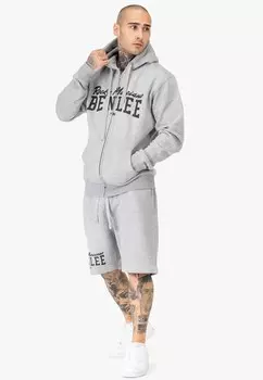 Толстовка на молнии KAPUZEN MIT NORMALE PASSFORM VITALINO BENLEE, серый