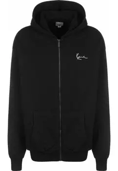 Толстовка на молнии Karl Kani HOODED CHEST SIGNATURE ESSENTIAL, цвет Black